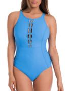 Amoressa Open Back One-piece Swimsuit