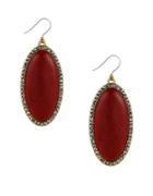 Lucky Brand Reconstituted Calcite Goldtone Drop Earrings
