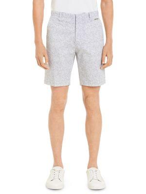 Calvin Klein Printed Flat Front Shorts