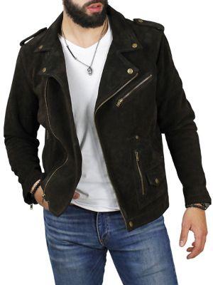 Frye Suede Biker Jacket