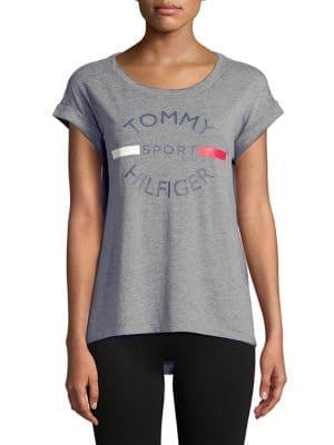 Tommy Hilfiger Performance Dolman Logo Graphic Tee