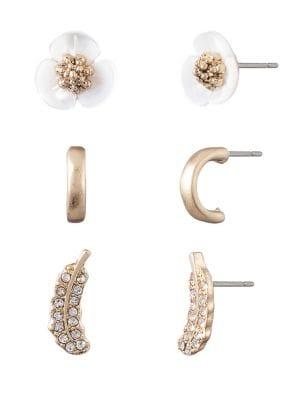 Lonna & Lilly Three Piece Stud Earring Set