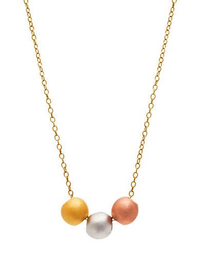 Lord & Taylor Sterling Silver Sphere Pendant Necklace