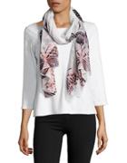 Lord & Taylor Butterfly Printed Scarf