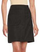 Lord & Taylor Doubleweave A-line Skirt
