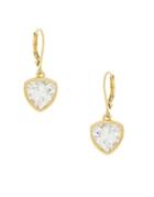 Cole Haan Aurora Sky Crystal Trillion Lever Back Earrings