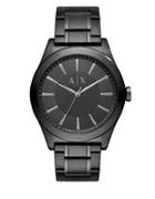 Armani Exchange Black Dial Black Pvd Stainless Steel Watch