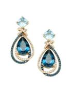Effy 14k Yellow Gold & Multi-stone Drop Earrings