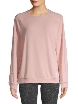 Sam Edelman Beaded Envelope-back Sweatshirt