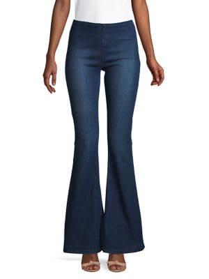 Free People Pull-on Flared Jeans