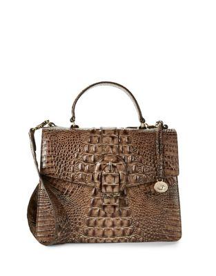 Brahmin Gabriella Melbourne Leather Satchel