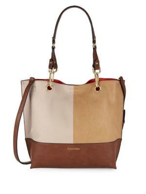 Calvin Klein Colorblock Tote Bag