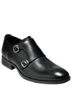 Cole Haan Copley Leather Double Monk Strap Loafers