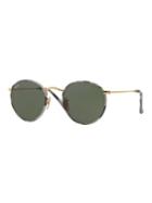 Ray-ban 50mm Round Camouflage Sunglasses