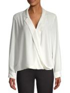 Vince Camuto Ethereal Dawn Faux Wrap Blouse