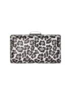 Nina Exotica Leopard Crystal Minaudiere