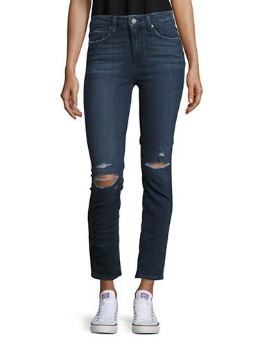 Paige Lani Distressed Cropped Skinny Jeans