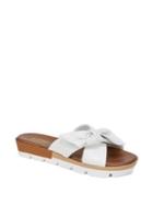 Summit By White Mountain Fynn Bow Leather Slides