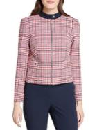 Tommy Hilfiger Plaid Zip-front Jacket