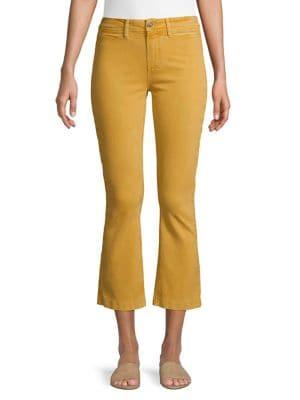 Paige Jeans Colete Cropped Flared Jeans