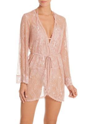 In Bloom Blush Lace Wrapper