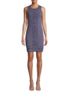 Michael Michael Kors Petite Geometric Pattern Sheath Dress