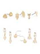 Design Lab Lord & Taylor Set Of Six Assorted Stud And Drop Earrings