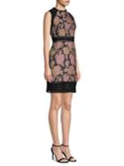 Laundry By Shelli Segal Jacquard Lace Trim Sheath Dress