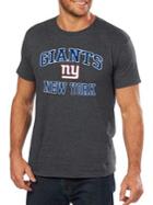 Majestic New York Giants Nfl Heart And Soul Iii Cotton Tee