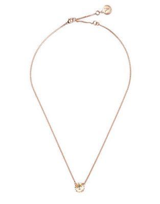 Vince Camuto Crystal Disc Pendant Necklace