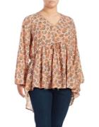 Melissa Mccarthy Seven7 Plus Tiered Blouse