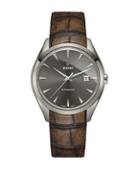 Rado Leather & Titanium Watch