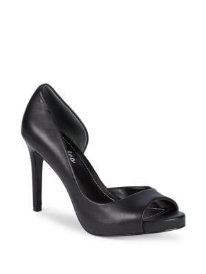 Charles By Charles David Chess Peep-toe Pumps