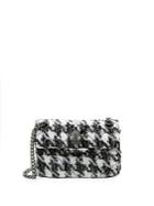 Kurt Geiger London Tweed Kingston Chain Crossbody Bag