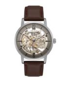 Kenneth Cole Auto Round Automatic Leather-strap Watch