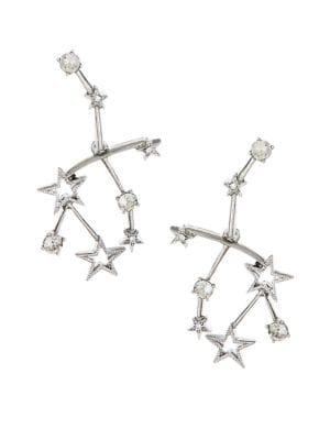 Oscar De La Renta Swarovski Crystal Constellation Earrings