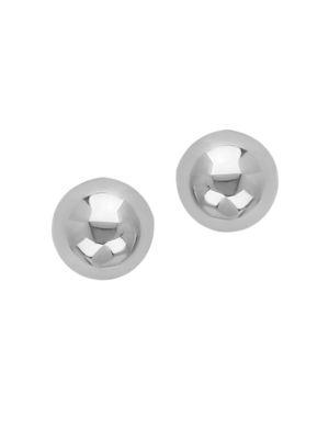 Lord & Taylor 14k White Gold Ball Stud Earrings