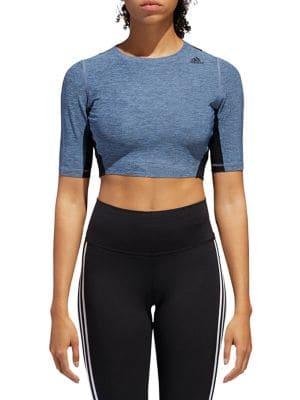 Adidas Heathered Crop Top