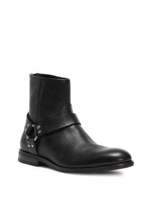 Frye Sam Ring Strap Leather Ankle Boots