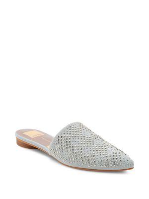 Dolce Vita Elvah Studded Denim Mules