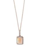 Effy Aurora Diamond, Opal And 14k Yellow Gold Pendant Necklace