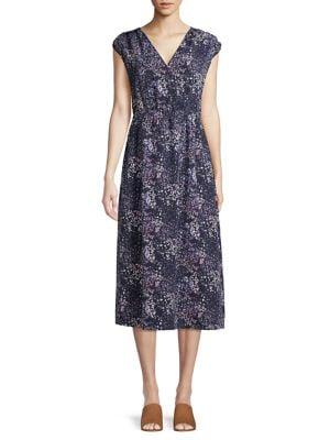 B Collection By Bobeau Danielle Surplice Midi Dress