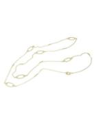 Ripka Juliette Diamond And 14k Yellow Gold Hexagon Long Station Chain Necklace