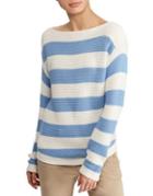 Lauren Ralph Lauren Striped Cotton Sweater