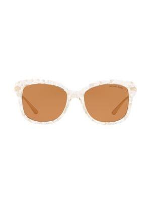 Michael Kors Flat Lens Lia 53mm Square Sunglasses