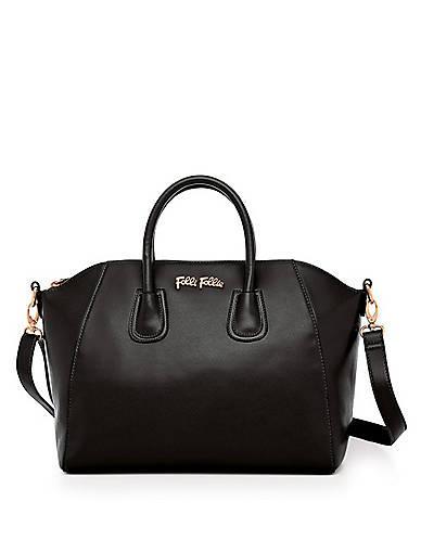 Folli Follie K Vintage Large Black Satchel