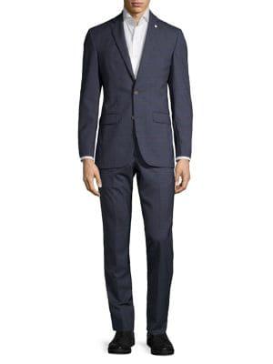 Ted Baker No Ordinary Joe Jake Modern-fit Plaid Wool Suit