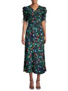 Cmeo Collective Ended Up Here Floral Midi Dress