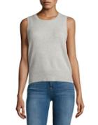 Lord & Taylor Basic Shell Cashmere Top