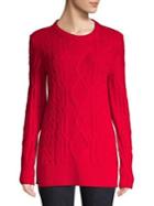 Lord & Taylor Classic Cable-knit Sweater